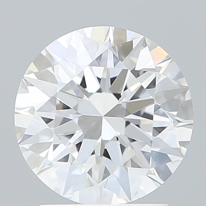 2.08 Carat Round Shaped, Excellent Cut, D Color, VVS2 Clarity, IGI Certified Lab Grown Diamond