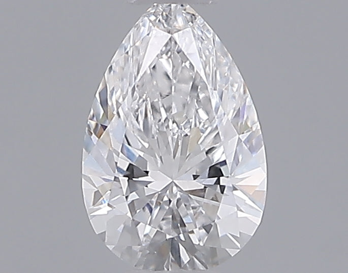 0.52 Carat Pear Shaped, Ideal Cut, D Color, VVS2 Clarity, IGI Certified Lab Grown Diamond