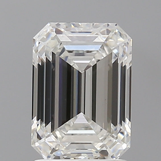 2.10 Carat Emerald Shaped, Ideal Cut, E Color, VS1 Clarity, IGI Certified Lab Grown Diamond