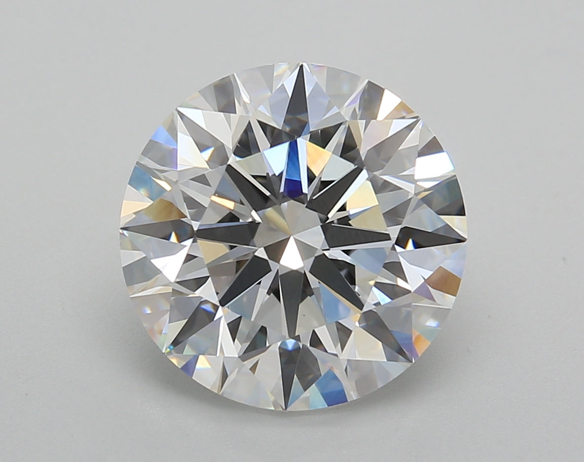 5.02 Carat Round Shaped, Ideal Cut, E Color, VVS2 Clarity, IGI Certified Lab Grown Diamond