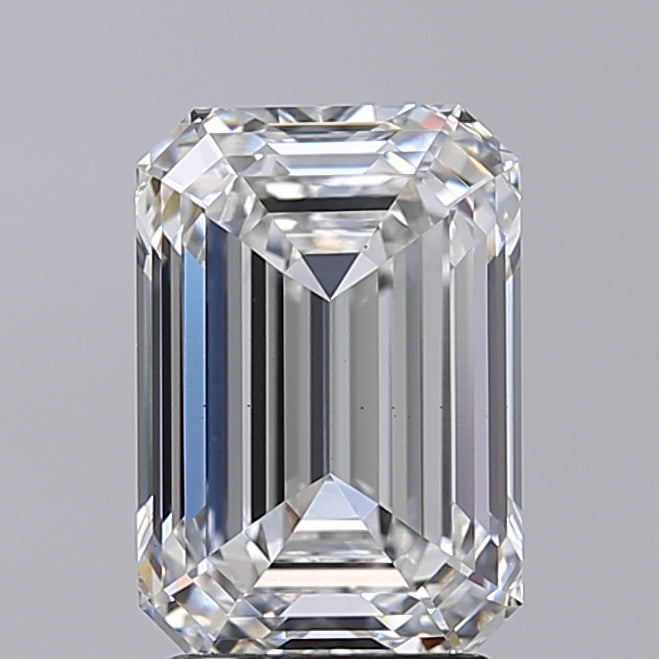 3.02 Carat Emerald Shaped, Very Good Cut, E Color, VS1 Clarity, IGI Certified Lab Grown Diamond