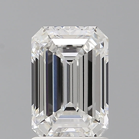 1.59 Carat Emerald Shaped, Ideal Cut, D Color, VVS2 Clarity, IGI Certified Lab Grown Diamond