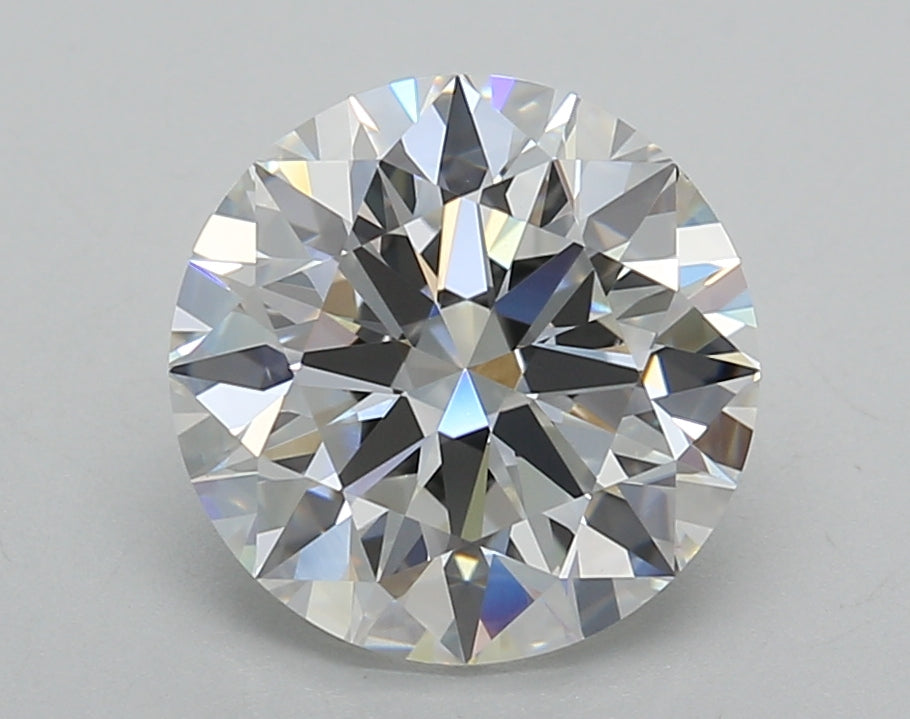 3.02 Carat Round Shaped, Ideal Cut, F Color, VS1 Clarity, IGI Certified Lab Grown Diamond