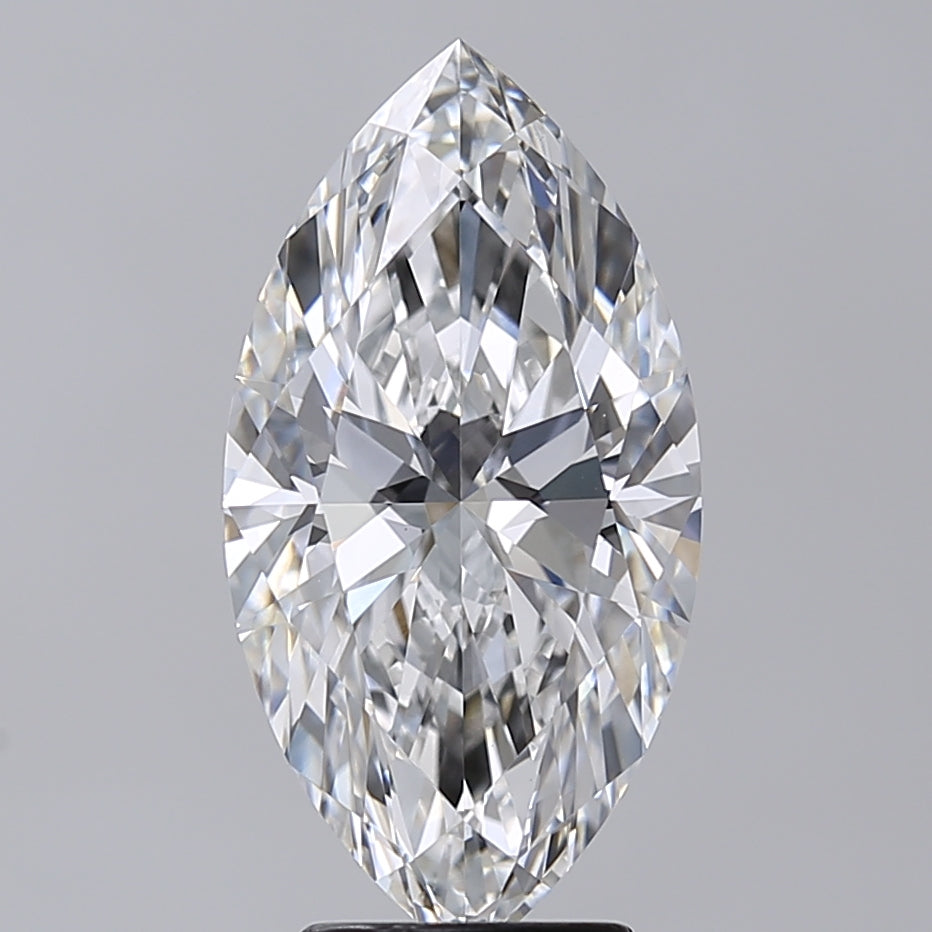 4.02 Carat Marquise Shaped, Excellent Cut, E Color, VVS2 Clarity, IGI Certified Lab Grown Diamond