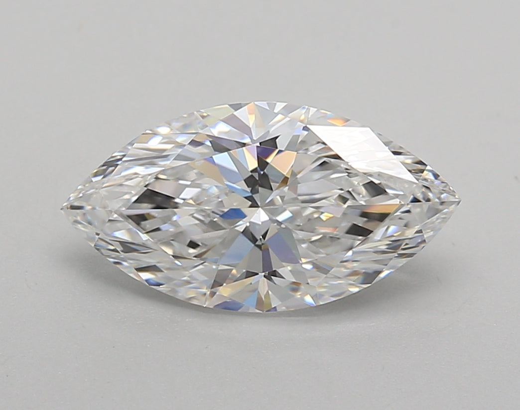 2.02 Carat Marquise Shaped, Excellent Cut, D Color, VVS2 Clarity, IGI Certified Lab Grown Diamond