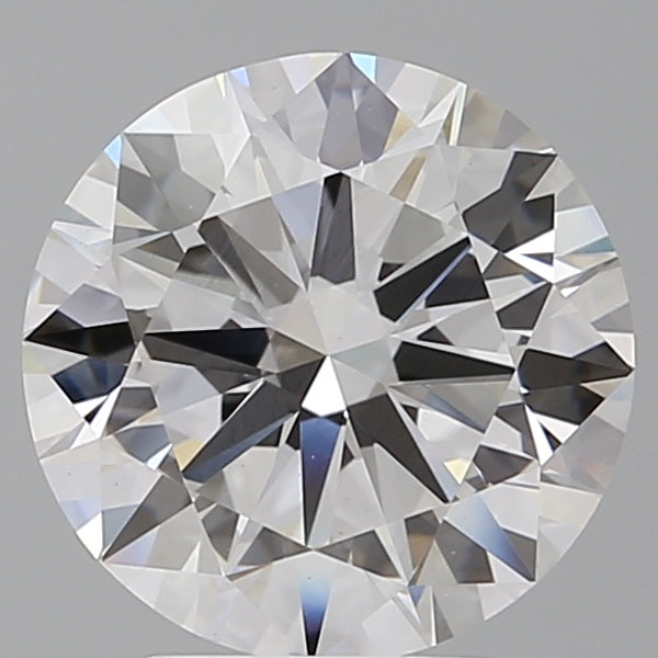 3.52 Carat Round Shaped, Excellent Cut, F Color, VS1 Clarity, IGI Certified Lab Grown Diamond