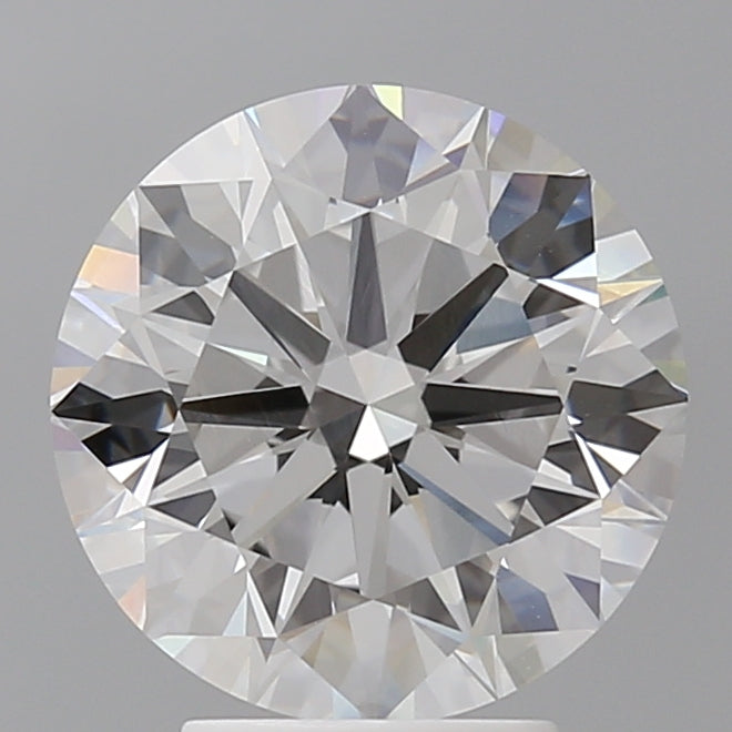 4.03 Carat Round Shaped, Excellent Cut, E Color, VVS2 Clarity, IGI Certified Lab Grown Diamond