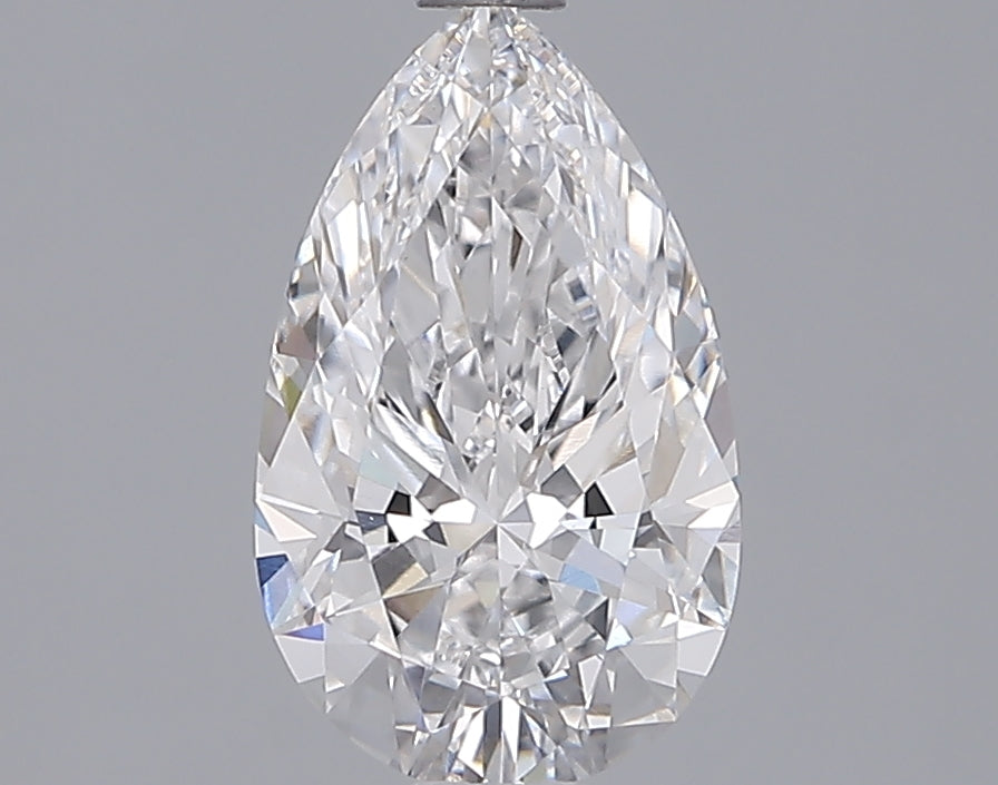 1.54 Carat Pear Shaped, Ideal Cut, D Color, VVS2 Clarity, IGI Certified Lab Grown Diamond