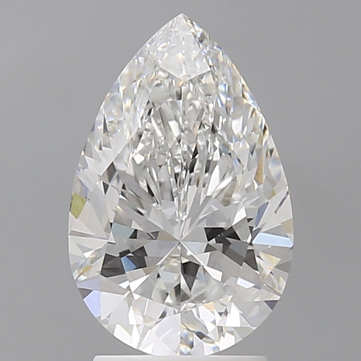 2.59 Carat Pear Shaped, Ideal Cut, E Color, VVS2 Clarity, IGI Certified Lab Grown Diamond
