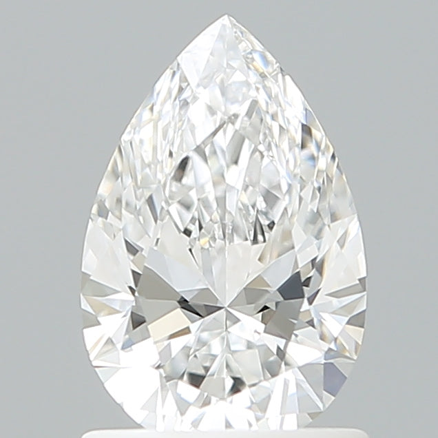 1.03 Carat Pear Shaped, Ideal Cut, D Color, VVS1 Clarity, IGI Certified Lab Grown Diamond