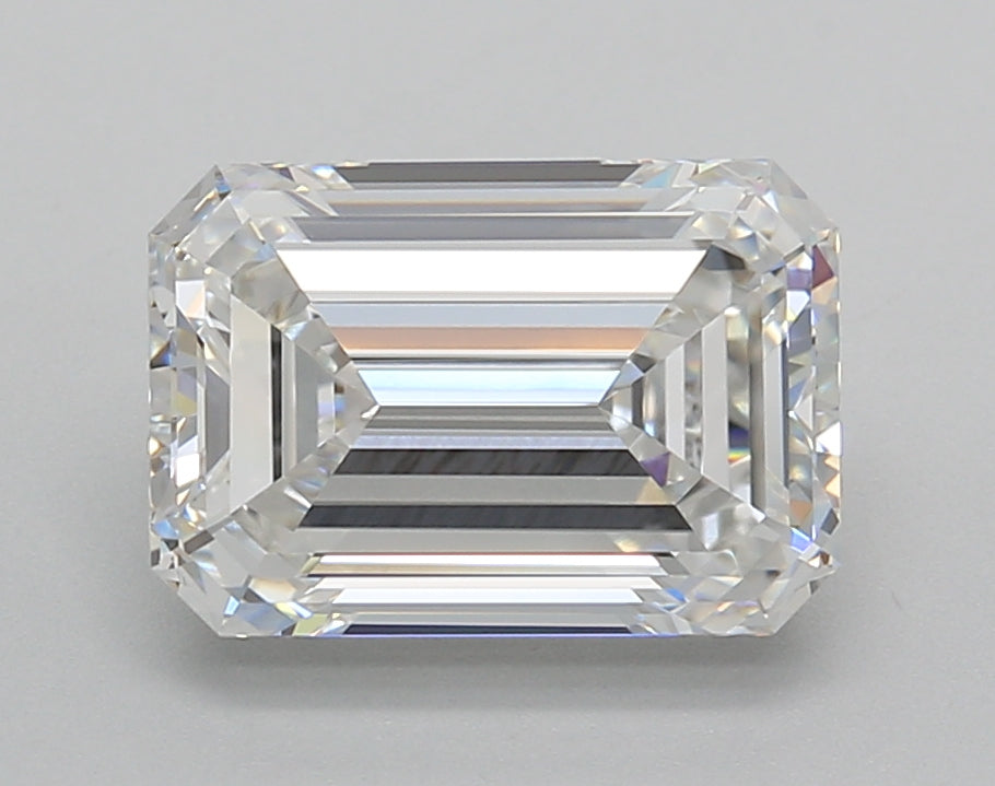 3.01 Carat Emerald Shaped, Very Good Cut, E Color, VVS1 Clarity, IGI Certified Lab Grown Diamond