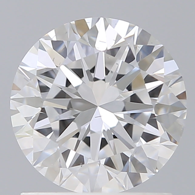 1.34 Carat Round Shaped, Excellent Cut, E Color, VS2 Clarity, IGI Certified Lab Grown Diamond
