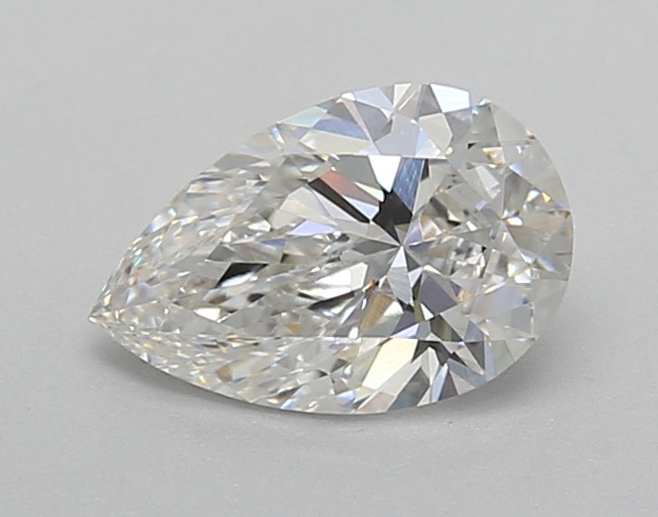 1.01 Carat Pear Shaped, Excellent Cut, F Color, VVS2 Clarity, IGI Certified Lab Grown Diamond