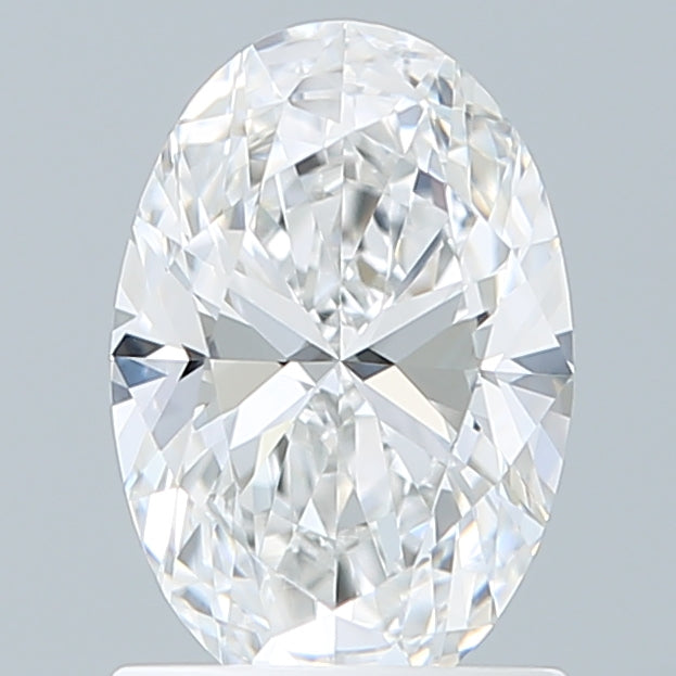 1.28 Carat Oval Shaped, Ideal Cut, D Color, VVS2 Clarity, IGI Certified Lab Grown Diamond