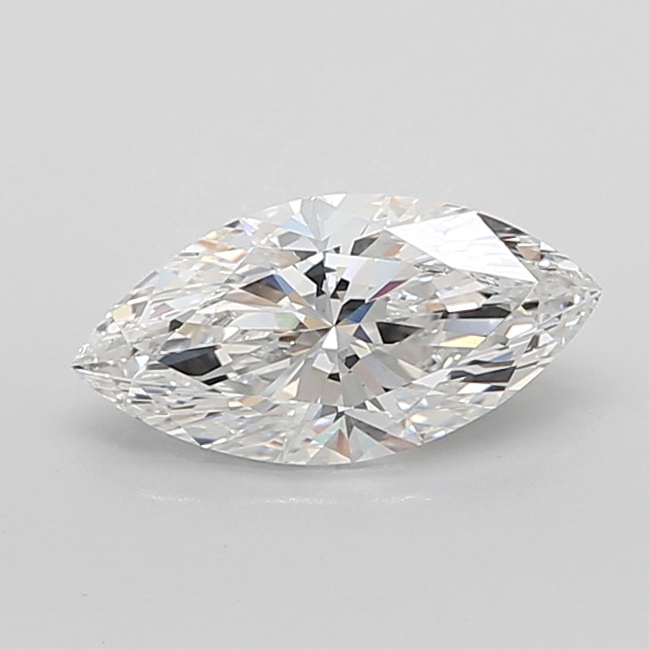 3.03 Carat Marquise Shaped, Ideal Cut, E Color, VVS2 Clarity, IGI Certified Lab Grown Diamond