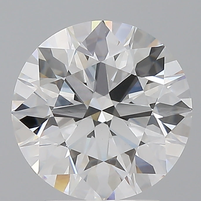 3.08 Carat Round Shaped, Ideal Cut, E Color, VVS2 Clarity, IGI Certified Lab Grown Diamond