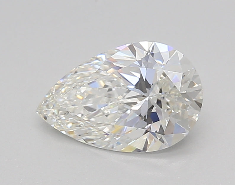 1.01 Carat Pear Shaped, Ideal Cut, F Color, VS1 Clarity, IGI Certified Lab Grown Diamond