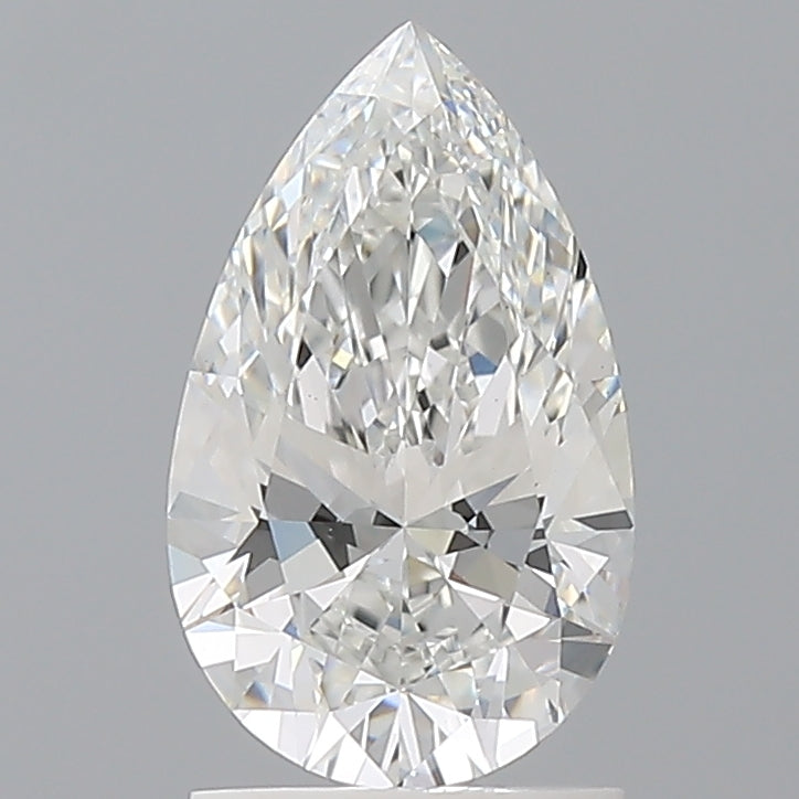 1.60 Carat Pear Shaped, Ideal Cut, E Color, VVS2 Clarity, IGI Certified Lab Grown Diamond