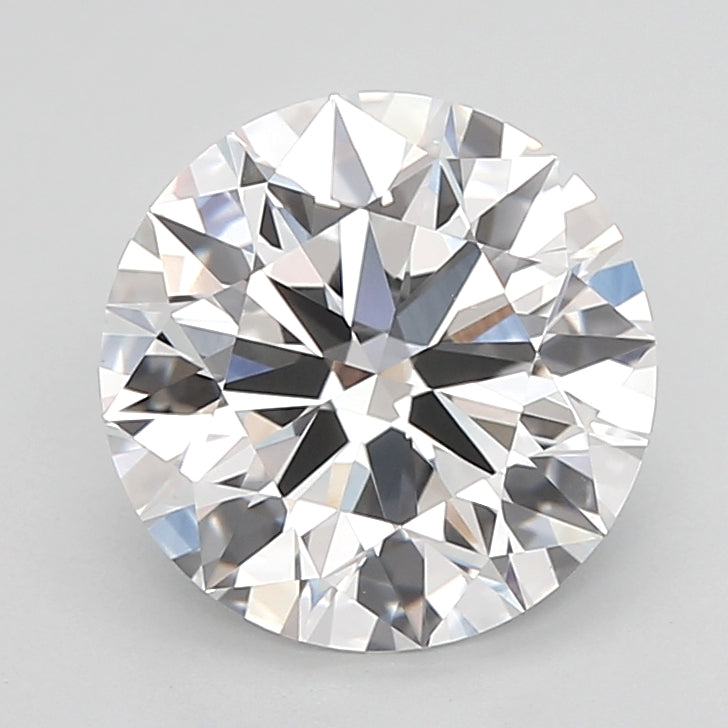 3.01 Carat Round Shaped, Ideal Cut, D Color, VVS2 Clarity, IGI Certified Lab Grown Diamond