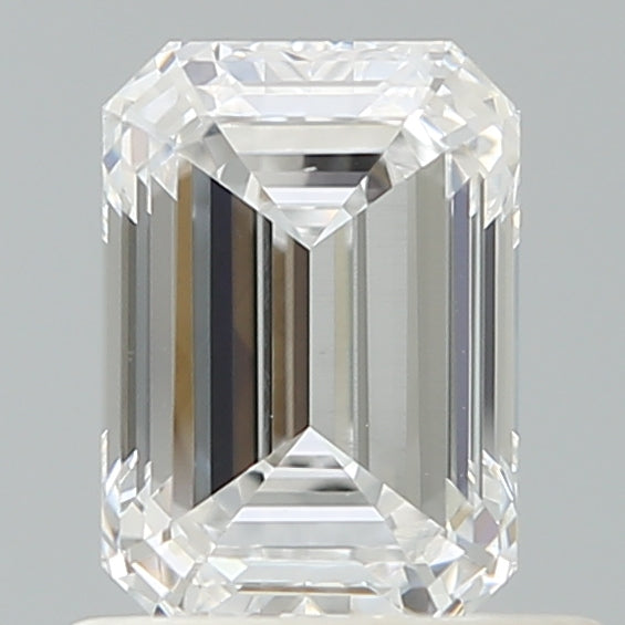 0.91 Carat Emerald Shaped, Ideal Cut, D Color, VS2 Clarity, IGI Certified Lab Grown Diamond