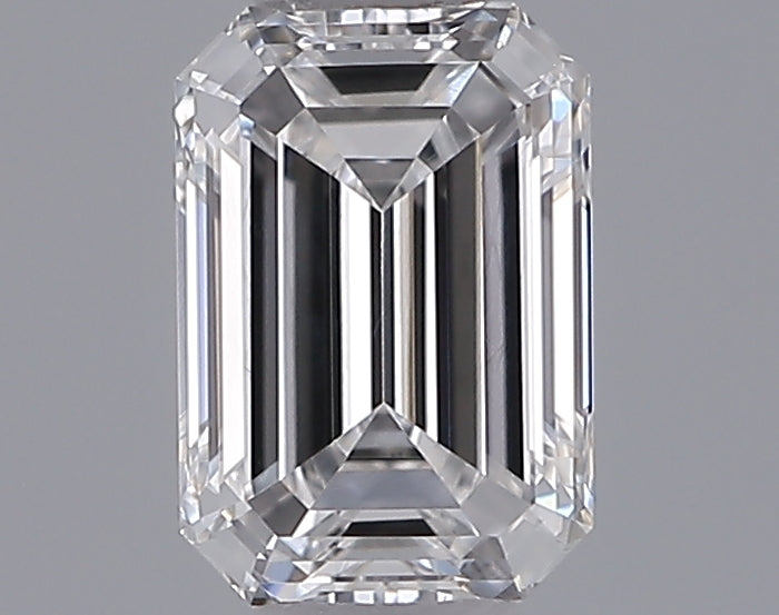 0.52 Carat Emerald Shaped, Excellent Cut, D Color, VVS1 Clarity, IGI Certified Lab Grown Diamond