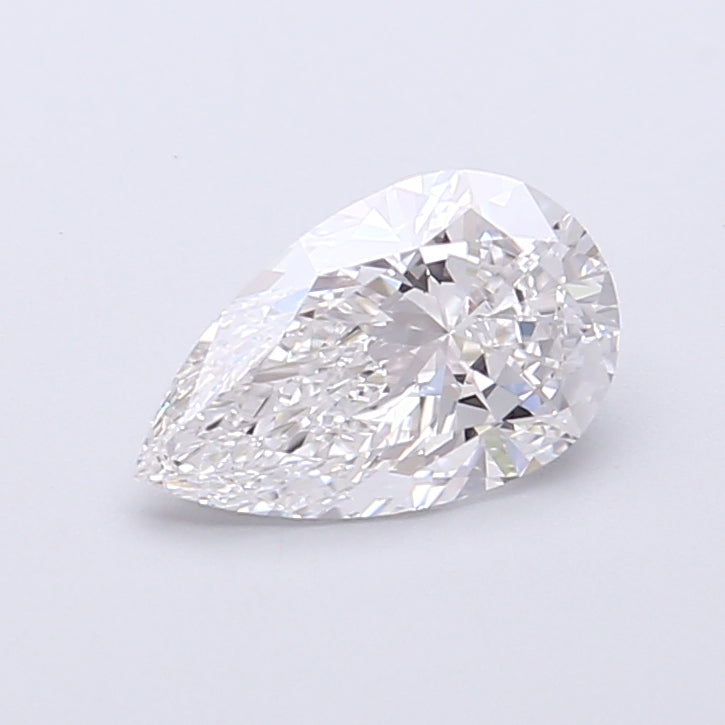 1.03 Carat Pear Shaped, Very Good Cut, D Color, VVS2 Clarity, IGI Certified Lab Grown Diamond
