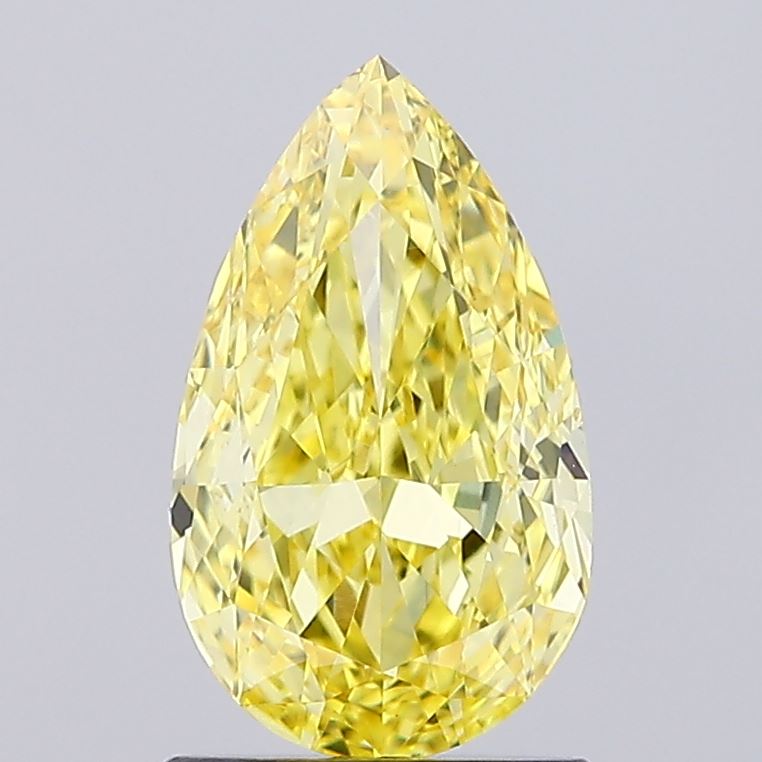 1.52 Carat Pear Shaped, Ideal Cut, VS1 Clarity, IGI Certified Lab Grown Diamond