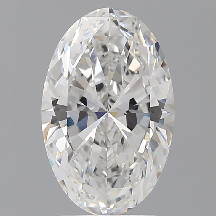 3.05 Carat Oval Shaped, Ideal Cut, E Color, VVS2 Clarity, IGI Certified Lab Grown Diamond