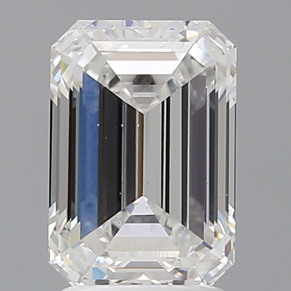 2.60 Carat Emerald Shaped, Ideal Cut, E Color, VS1 Clarity, IGI Certified Lab Grown Diamond