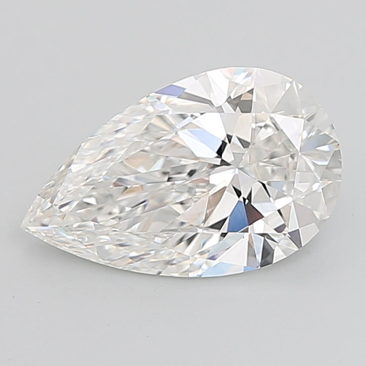 6.32 Carat Pear Shaped, Very Good Cut, F Color, VVS2 Clarity, IGI Certified Lab Grown Diamond