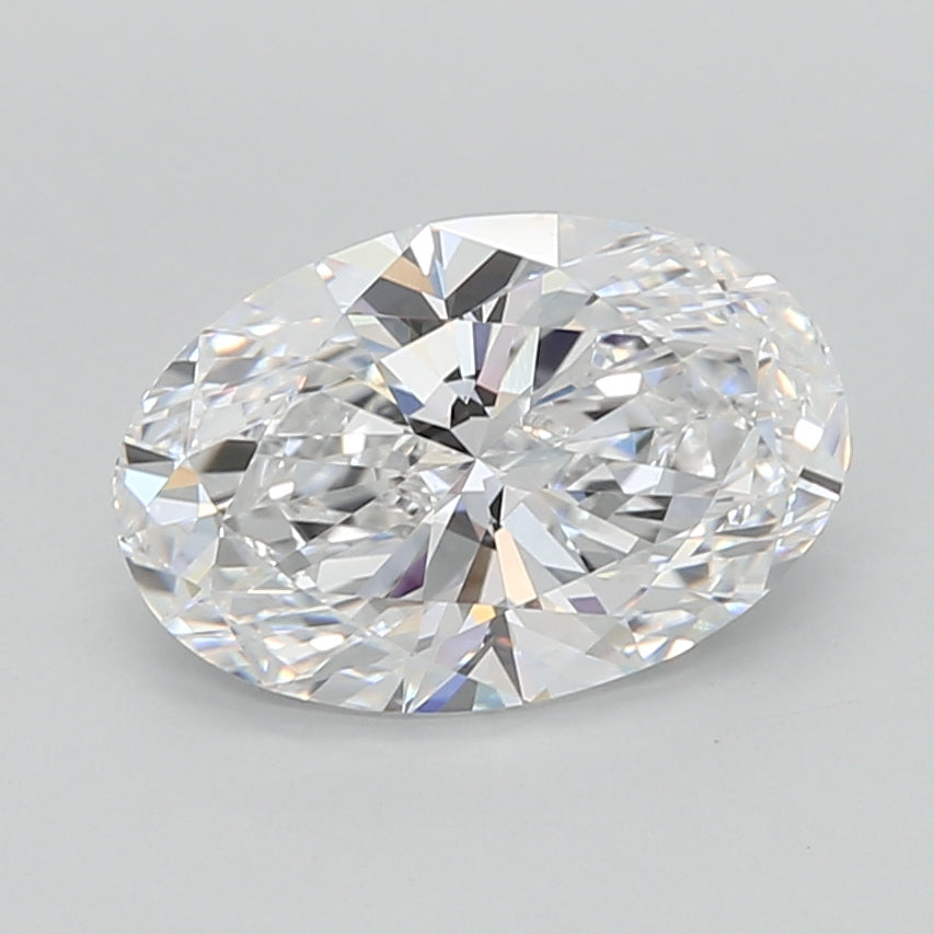 2.03 Carat Oval Shaped, Ideal Cut, D Color, VS1 Clarity, IGI Certified Lab Grown Diamond