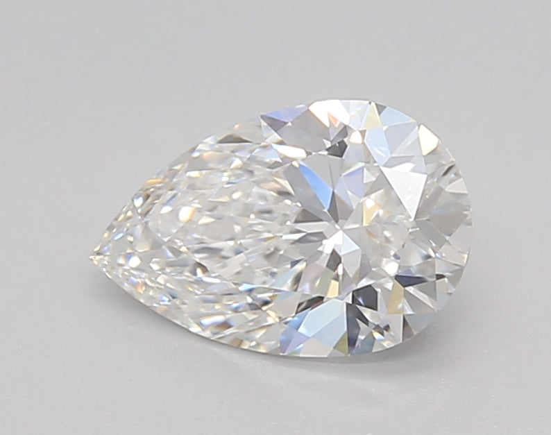 1.02 Carat Pear Shaped, Excellent Cut, D Color, VVS2 Clarity, IGI Certified Lab Grown Diamond