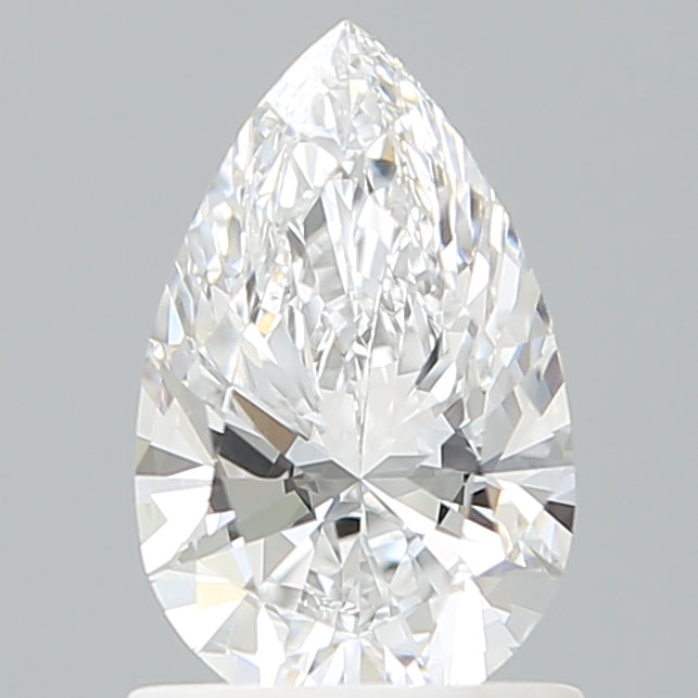 1.05 Carat Pear Shaped, Ideal Cut, D Color, VVS1 Clarity, IGI Certified Lab Grown Diamond