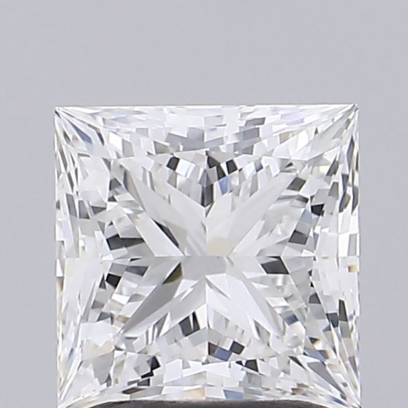 2.05 Carat Princess Shaped, Ideal Cut, F Color, VVS1 Clarity, IGI Certified Lab Grown Diamond