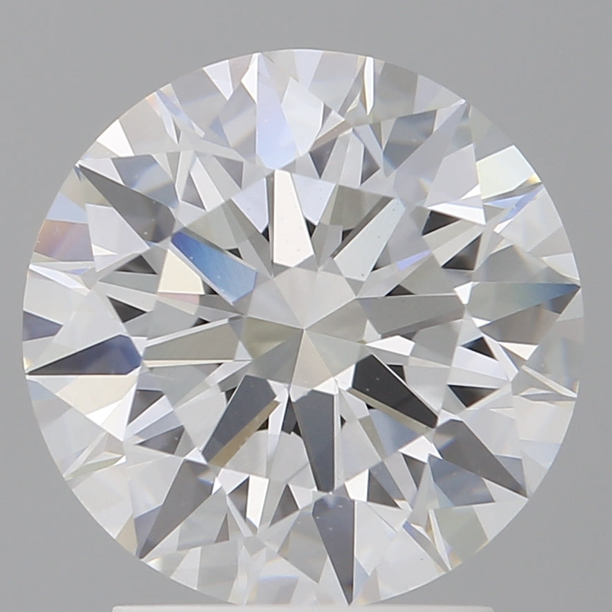 2.60 Carat Round Shaped, Ideal Cut, E Color, VVS2 Clarity, IGI Certified Lab Grown Diamond