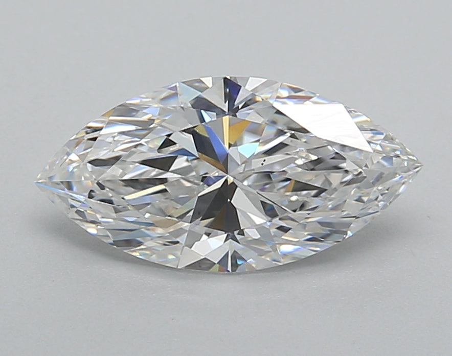 1.49 Carat Marquise Shaped, Ideal Cut, E Color, VS1 Clarity, IGI Certified Lab Grown Diamond
