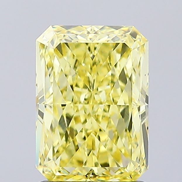 1.57 Carat Radiant Shaped, Excellent Cut, VVS2 Clarity, IGI Certified Lab Grown Diamond
