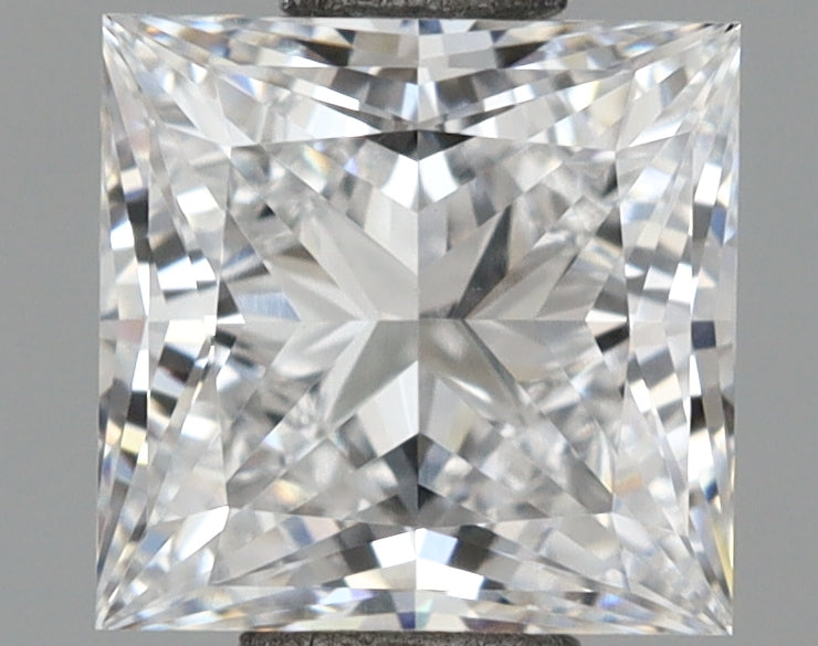 1.06 Carat Princess Shaped, Ideal Cut, D Color, IF Clarity, IGI Certified Lab Grown Diamond