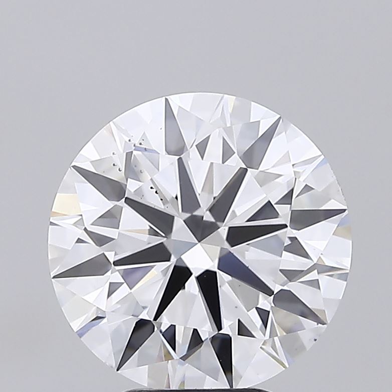 3.04 Carat Round Shaped, Ideal Cut, D Color, VS2 Clarity, IGI Certified Lab Grown Diamond