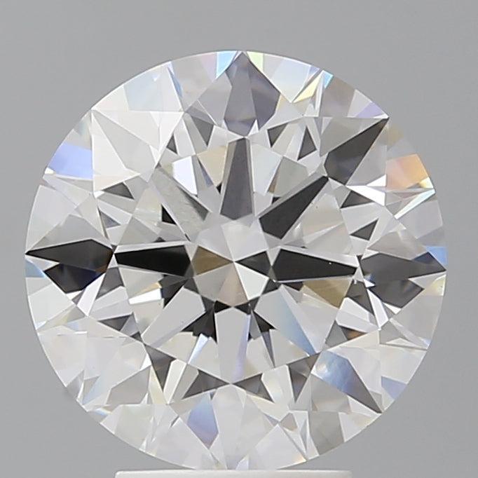 4.58 Carat Round Shaped, Ideal Cut, F Color, VVS2 Clarity, IGI Certified Lab Grown Diamond