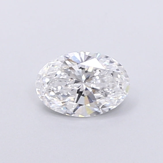 0.52 Carat Oval Shaped, Very Good Cut, D Color, VS1 Clarity, IGI Certified Lab Grown Diamond