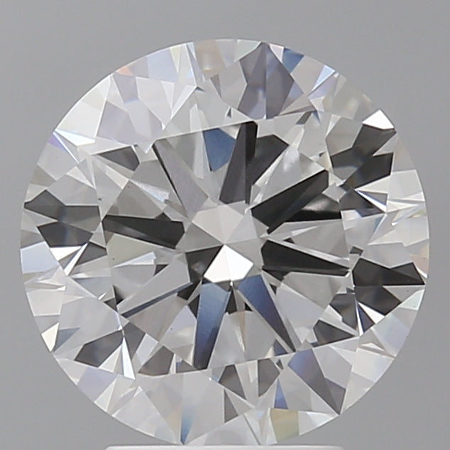 4.01 Carat Round Shaped, Excellent Cut, E Color, VVS2 Clarity, IGI Certified Lab Grown Diamond