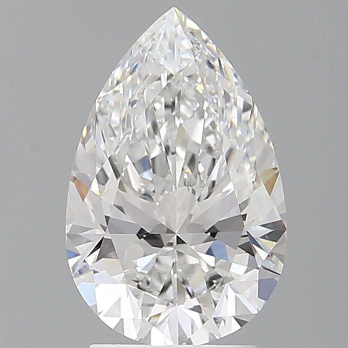 2.57 Carat Pear Shaped, Ideal Cut, E Color, VVS2 Clarity, IGI Certified Lab Grown Diamond