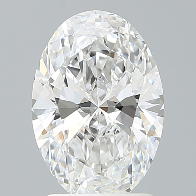 2.04 Carat Oval Shaped, Ideal Cut, D Color, VVS2 Clarity, IGI Certified Lab Grown Diamond
