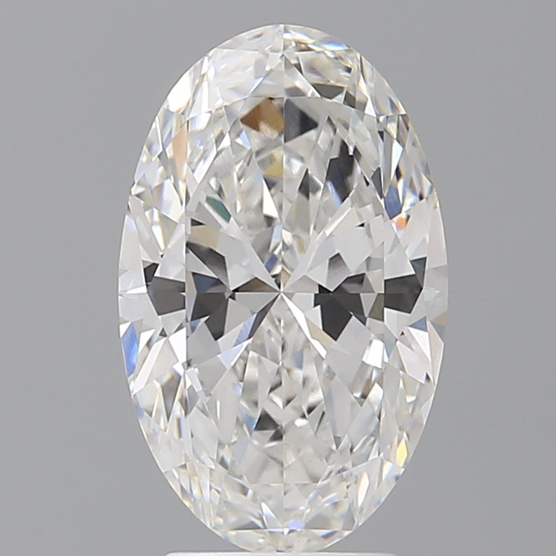 3.60 Carat Oval Shaped, Ideal Cut, E Color, VVS2 Clarity, IGI Certified Lab Grown Diamond