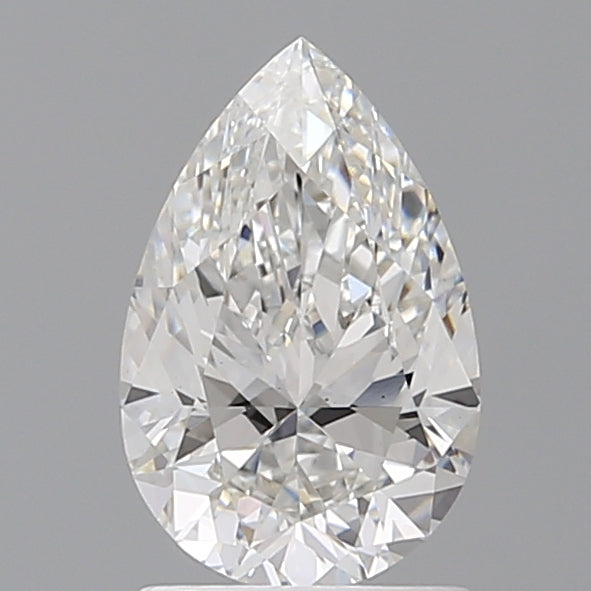 1.53 Carat Pear Shaped, Ideal Cut, F Color, VS1 Clarity, IGI Certified Lab Grown Diamond