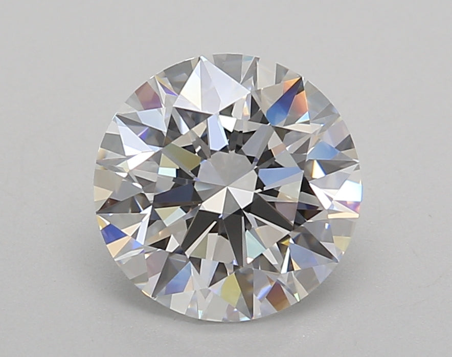 2.02 Carat Round Shaped, Ideal Cut, D Color, IF Clarity, IGI Certified Lab Grown Diamond