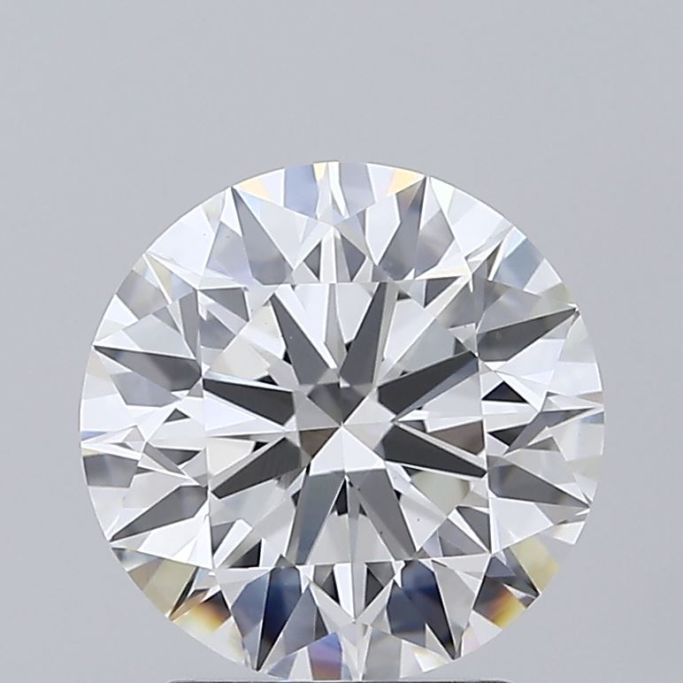 2.16 Carat Round Shaped, Ideal Cut, E Color, VS1 Clarity, IGI Certified Lab Grown Diamond