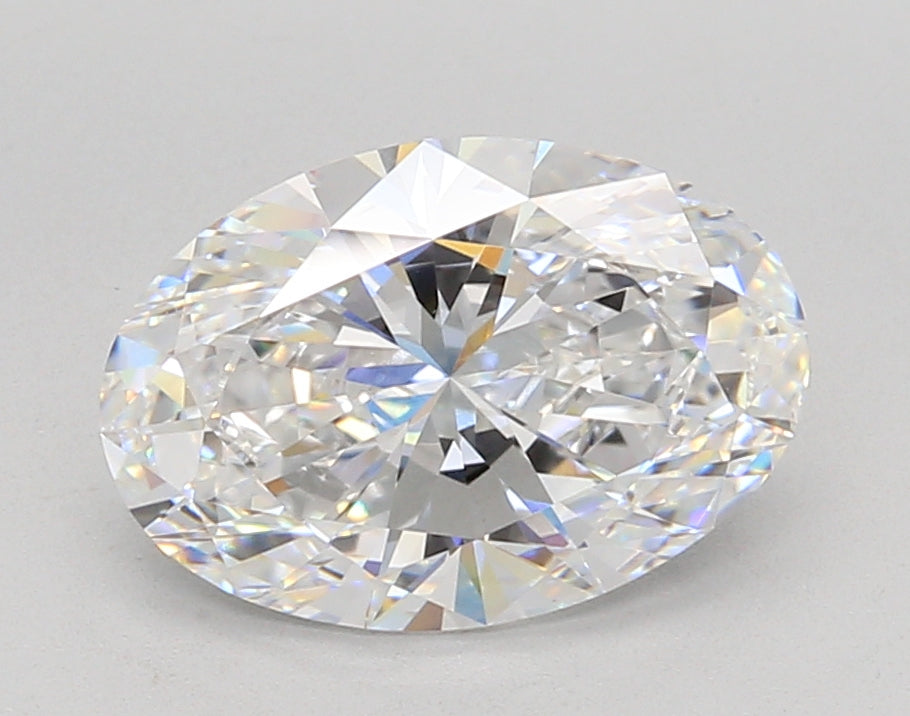 2.72 Carat Oval Shaped, Ideal Cut, D Color, VVS2 Clarity, IGI Certified Lab Grown Diamond