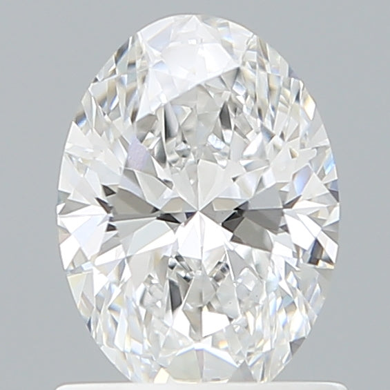 1.04 Carat Oval Shaped, Ideal Cut, D Color, VVS2 Clarity, IGI Certified Lab Grown Diamond
